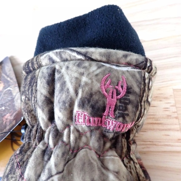 Huntworth Womens Oak Tree Camo Gloves Size Medium Realtree Waterproof - Picture 3 of 8